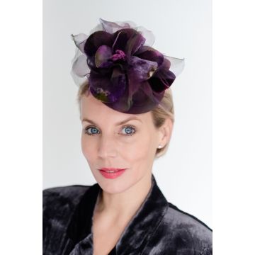 Dark Damson Mini Felt Percher