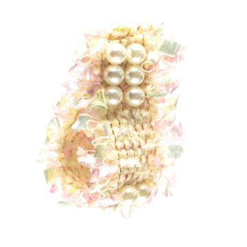 Pale Peonie Braid with Pearls