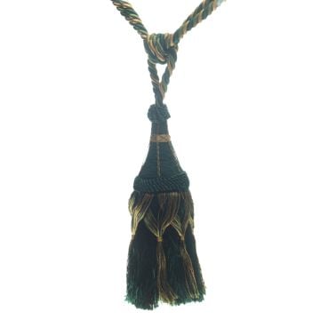 Deep Forest Single Tassel Tie-back