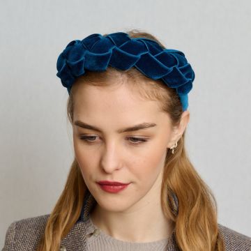 Evening Sky Velvet Lattice Headband