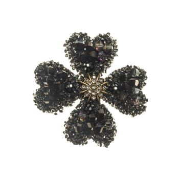 Flint Iron on Beaded Flower