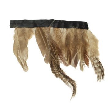 Flint Spotted Feather Fringe
