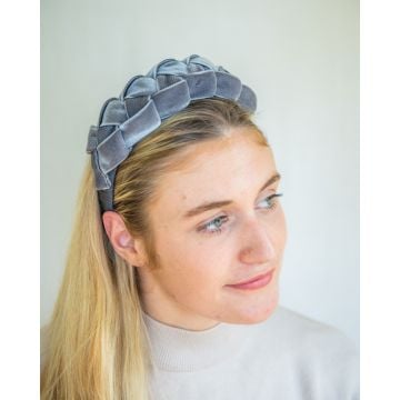 Flint Velvet Lattice Headband