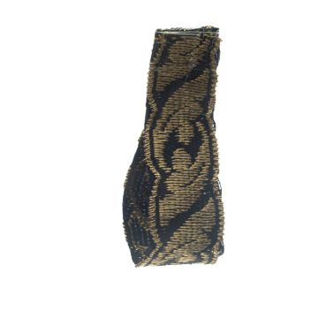 Gold Black Metallic braid
