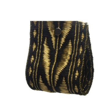 Gold Black Metallic braid