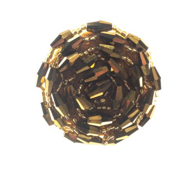 Gold Flower Brooch