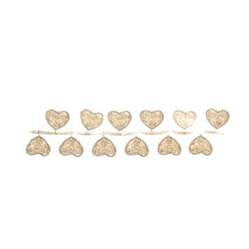 Gold Heart Braid