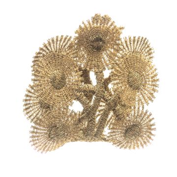 Gold Lace Flower Trim