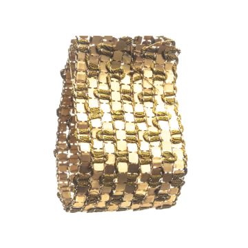 Gold Metallic Sequin Ribbon