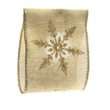 Gold Metallic Snowflake