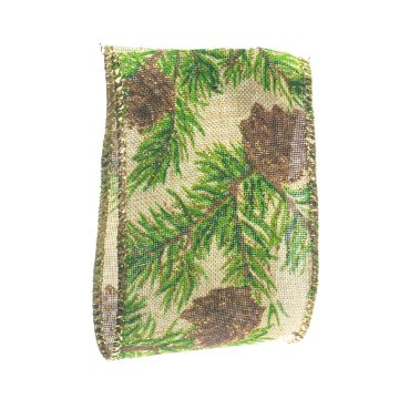 Green Wired Fir Cone