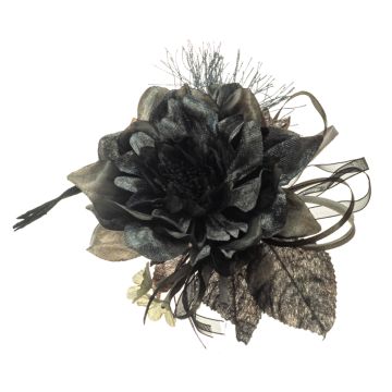 Grey Slate Flower Corsage