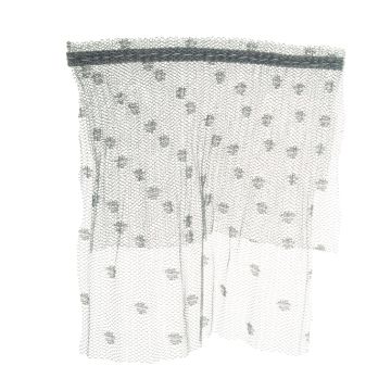Grey Squirrel Pleated Tulle