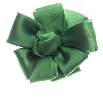 Hellebore Green Satin Bow Rose