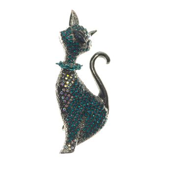 Himalayan Poppy Cat Brooch