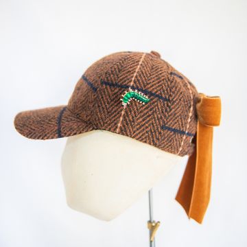 Sable Twig Tweed Jockey Cap