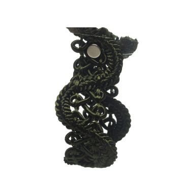 Leaf Green Scroll braid