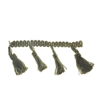 Leaf Green Tassel Fringe