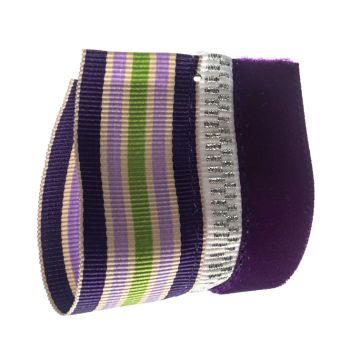 Liberty Iris Triple Ribbon Tape