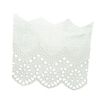 Lily of the Valley Cotton Embroidered Lace