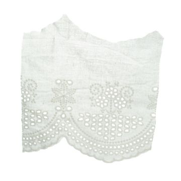 Lily of the Valley Cotton Embroidered Lace