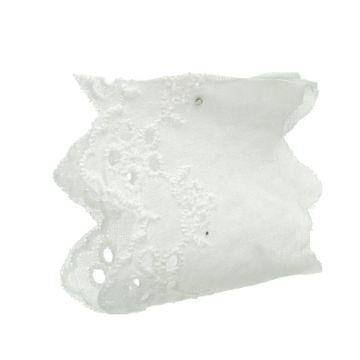 Lily of the Valley Cotton Embroidered Lace