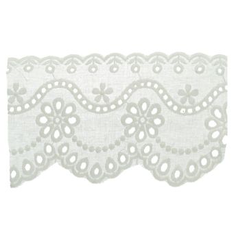 Lily of the Valley Cotton Embroidered Lace