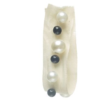 Lily of the Valley Pearl & Black Tape