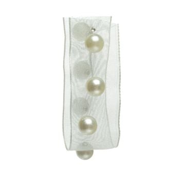 Lily of the Valley Pearl Organdy Trim