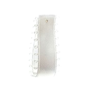 Lily of the Valley Picot edge satin ribbon