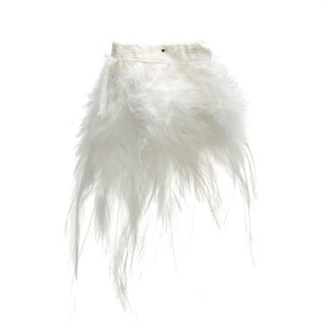 Lily of the Valley Turkey Feather Fringe