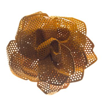 Marigold Patent Leather Rose