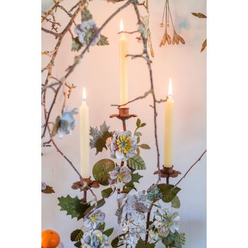 Metal Flower Candle Holder