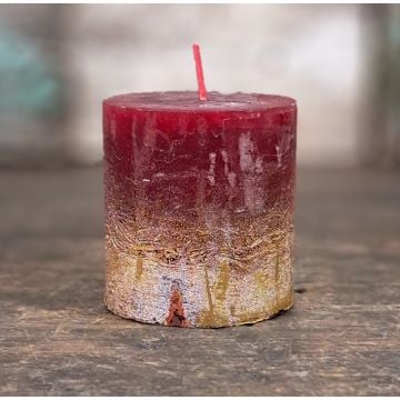Peonie Red Metallic Candle