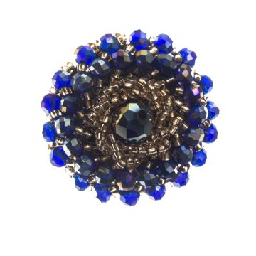 Muscari Beaded Brooch