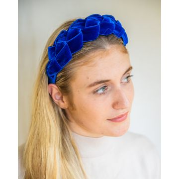 Muscari Velvet Lattice Headband