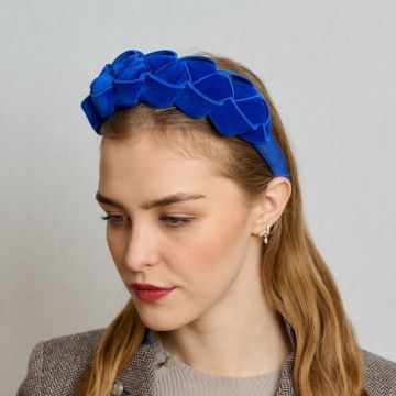 Muscari Velvet Lattice Headband
