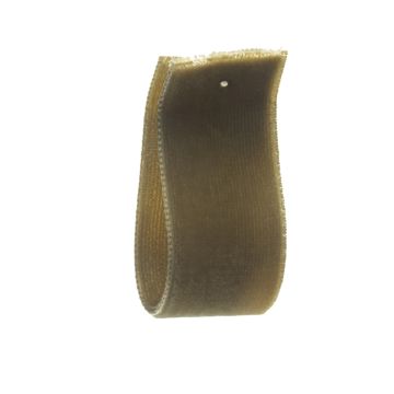 Nicotiana Green Double Sided Nylon Velvet Ribbon