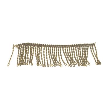 Old Gold Metallic Fringe