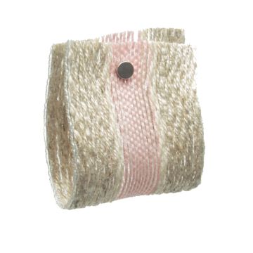 Pale Peonie Coloured Stripe Jacquard