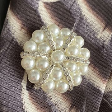 Pearl Beaded Flower