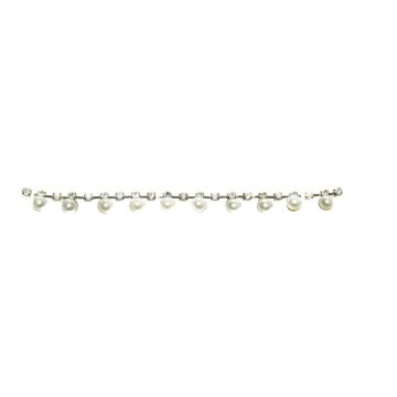 Pearl Diamante Trim