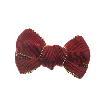 Peonie Red Bow On Clip