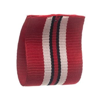 Peonie Red Striped Grosgrain