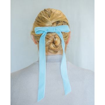 Periwinkle Velvet Bow