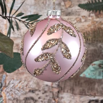 Rose Glass Ball
