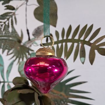 Pink Glass Drop