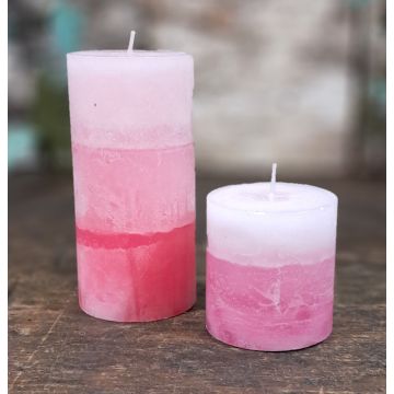 Pink Ombre Candle
