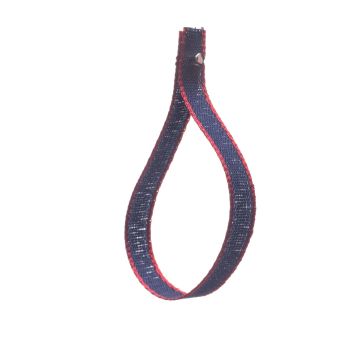 Pitch Blue Coloured Edge Ribbon D