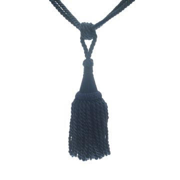 Pitch Blue Cotton Tie-Back